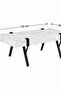 طاولة شاي مفرد QJ-440 WHITE.M - 3