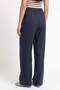 Linen Trousers Y0155-1 - Dark Blue - 4