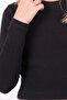 Girl's Ribbed Crop and Stripe Detailed Tracksuit Set - 3