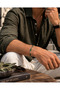 Neroa Natural Stone Stainless Steel Men's Bracelet - 2