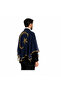 Groom's Shawl (Vip) Navy Blue with Moon and Star Pattern - 3