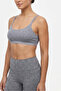 Padded Sports Bra Thin Straps Breathable Comfortable Sports Bustier - 3
