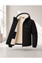 Men's Coat Winter Coat Hooded Fur Inside Warm Jacket Daily Coat Casual. - 3