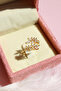 Adjustable Stone Leaf Ring - 2