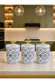 Kitchen Set - Dowry Set 105 Flat Lid 10 Pieces Ceramic Pattern Gold - 2