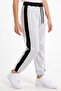 Girl's Ribbed Crop and Stripe Detailed Tracksuit Set - 5