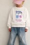 Girl's Cotton Crew Neck Mommy and Me Printed T-Shirt
