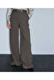 Kemerli wide leg pantolon - 2