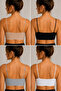 Women's Thin Strap Crop Top Basic Stretchy Bustier Tank Top - 6