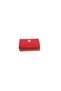 Duki Daso Red Women's Wallet with Metal Accessories, Snap Fasteners and Zipper |   Summer N4366 Red - 5