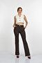 Spanish Style Polka Dot Patterned Lycra Trousers 30381 - 2