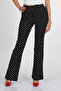 Spanish Style Polka Dot Patterned Lycra Trousers 30381 - 5