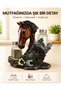 Decorative Double Glass Spice Rack Set with Horse Figure, Kitchen Tableware, Salt and Pepper Shakers, Presentation Container, Gift Decor - 6