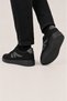Men's Linen Sneaker Shoes Black - 4