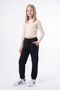 Girl's Ribbed Crop Top and Sweatpants Set - 5