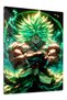 Broly Legendary Super Saiyan Anime Metal Wall Art