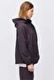 Women's Hooded and Adjustable Waist Windbreaker Jacket - 5