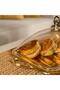 Fobi Cake Tray With Acrylic Lid By - Gold - Large Size - Rectangular - 2