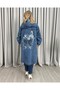 Calista Denim Basic Ceket Mavi - 5