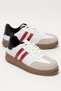 Unisex Comfortable Lightweight Sports Sneaker Shoes White - Red - 2
