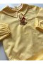 Handmade 100% Cotton Poplin Fabric Pooh Concept Baby Shirt - 4