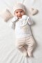 Hugging Teddy Bear Baby Girl 5-Piece Hospital Release Bodysuit Set