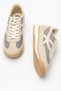 Unisex Denier Fabric Sports Shoes Beige - 7