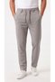 Men's Gray Trousers Regular Fit Lycra Casual Jogger with Lace-Up Waist and Elastic Belt Suitable for Daily Use - 2