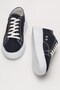Comfortable Fit Thick Sole Women's Sneaker Shoes Dark Blue - 6