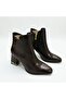Serrace Croco Material Women's Stylish Heeled Boots - 4