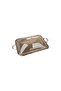 Fobi Cake Tray With Acrylic Lid By - Gold - Large Size - Rectangular - 3