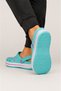 Unisex Confort Medical Nurse Sabo Slippers Green-Pink - 3
