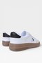 Unisex Skin Snneaker Shoes White - Black - 3
