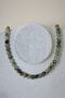 Certified 8 Mm Prehnite Prinayt Natural Stone Necklace