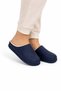 Waterproof Indoor Unisex House Slippers with Wool Inside, Dark Blue - 3
