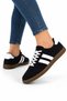 Unisex Nubuck Sneaker Shoes Black - 4