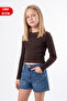 Girl's Ribbed Crop Top