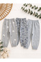 100% Cotton Baby Kids 3-Piece Elastic Cuffed Bottom Pajamas Tracksuit Jogger