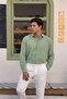 Jora Premium 100% Cotton Linen Regular Fit Men's Shirt - 4