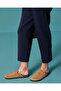 Elastic Waist Lace-Up Carrot Cut Pants - 4