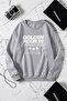 Unisex Golden Hour Printed Crew Neck Sweatshirt
