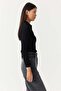 Women's Polo Neck Knitwear Sweater - 3