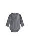 Double-Breasted Bodysuit 0-18 Months Gray