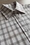 Gray plaid detail stone shirt - 5
