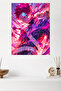 Red-Haired Anime Warrior Anime Metal Wall Art - 4