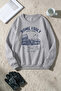 Unisex Rome Italy Printed Crew Neck Sweatshirt