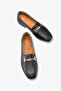 Nikolas Women's Ballerinas with Genuine Leather Accessories - Black - 3