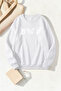 Unisex Flying Butterflies Printed Crew Neck Sweatshirt