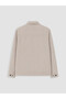 Ozmarka New Season Beige Regular Fit Shirt Collar Men's Jacket - 6