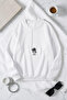 Unisex Astronaut Printed Crew Neck Sweatshirt